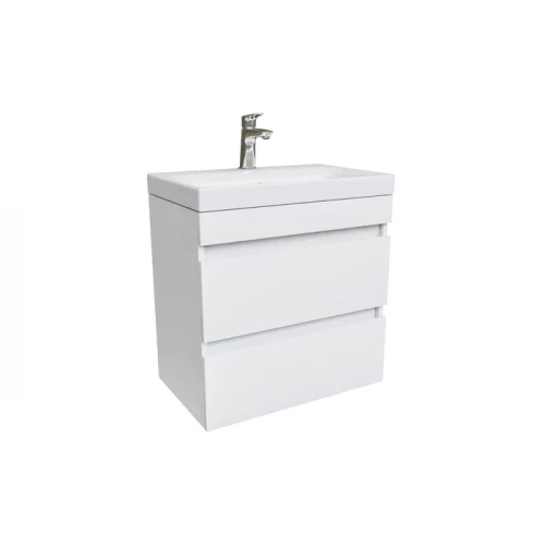 Тумба с умывальником Iddis Zodiac подвесная с ящиками белая под умывальник 3506000i28 ZOD6CB0i95K 60 см