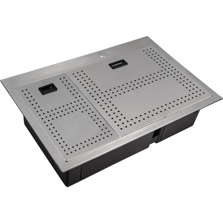 Мойка для кухни с накладкой Zorg ZM N-78-2-52-R 78х52 см