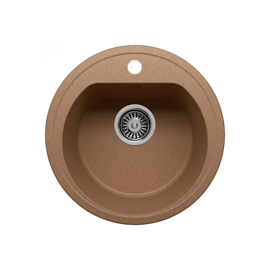 Мойка кухонная Polygran F-05 F-05 №307 (Тер-т) 45х45 см