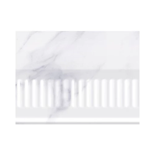 Бордюр объемный Нефрит-Керамика Narni серый 13-01-1-13-42-06-1030-0 15х20 см