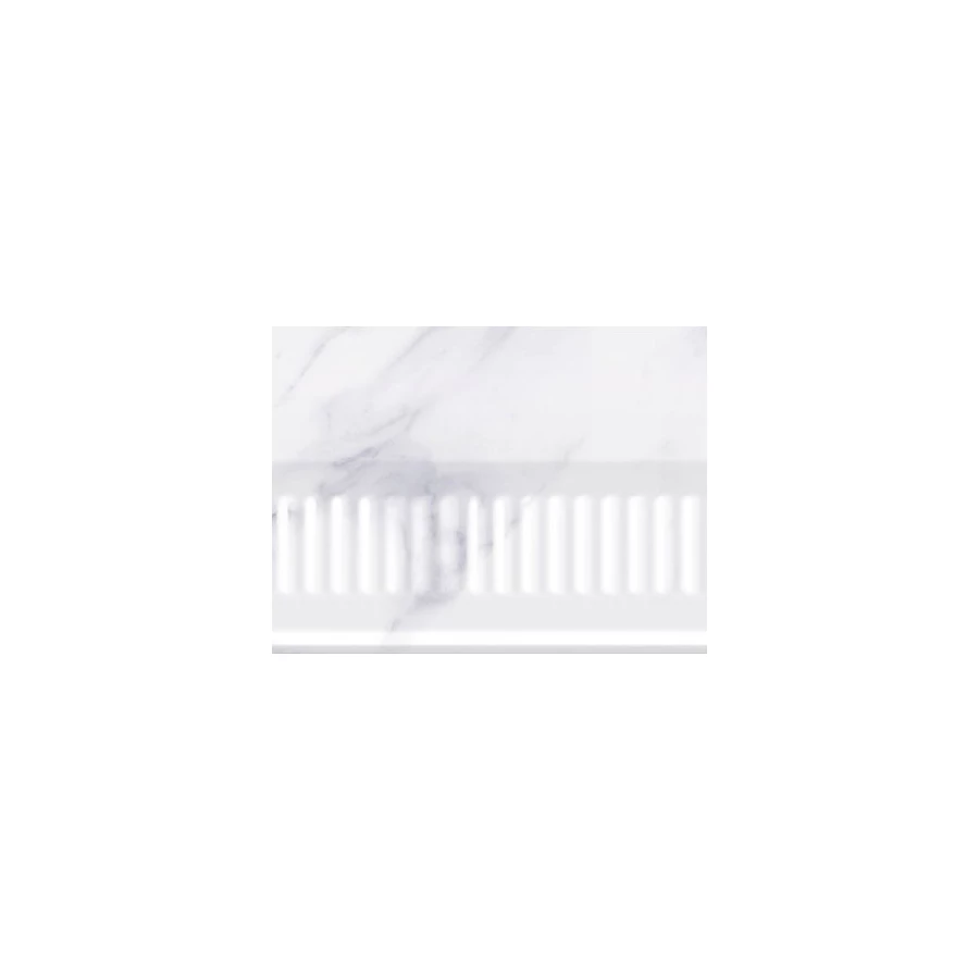 Бордюр объемный Нефрит-Керамика Narni серый 13-01-1-13-42-06-1030-0 15х20 см