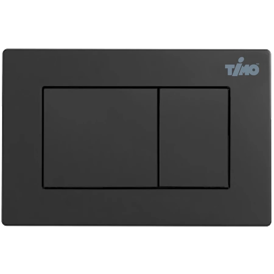 Кнопка смыва Timo Reko matt black FP-004MB 25x16.5 см
