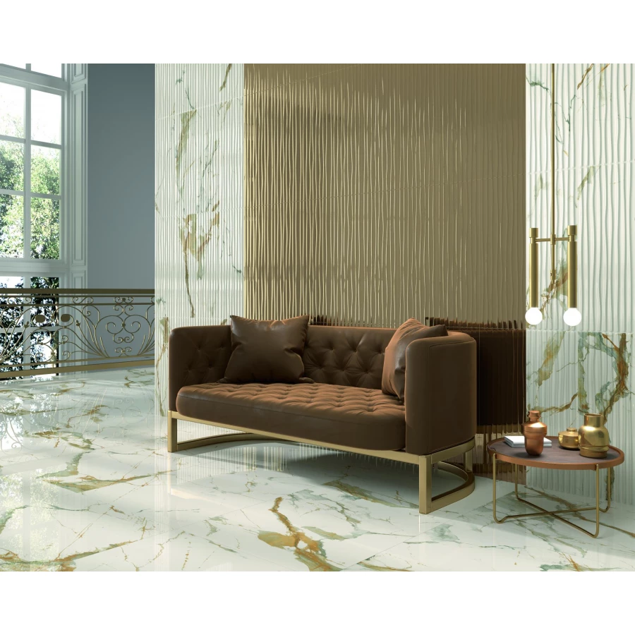 Керамогранит Dune Ceramica Theia белый 188450 90x90 см