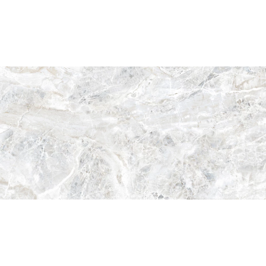 Керамогранит ALMA Ceramica Wave лаппатированный белый 7,5 мм GFA114WAV00L 114х57 см