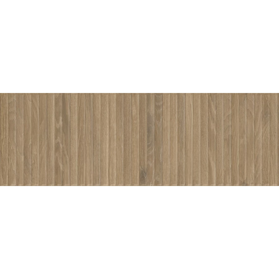 Плитка настенная Ceramika Paradyz Molto Wood Struktura Rekt Mat коричневый 75*25 см