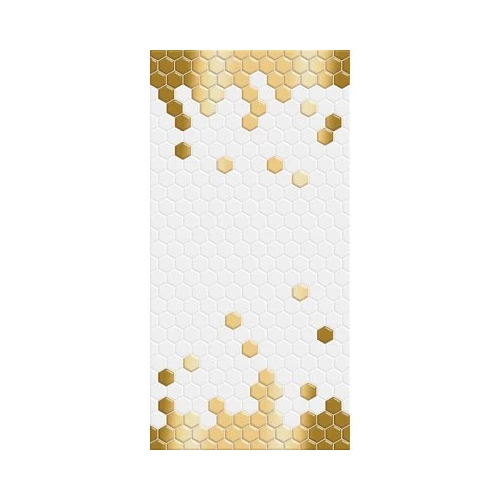 Декоративная вставка Нефрит-Керамика Portobello белый 04-01-1-10-04-00-1075-3 50х25 см