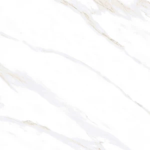 Керамогранит Ceradim Calacatta Clarity Gold белый Полированный 80х80 см