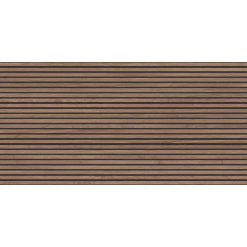 Керамогранит Laparet Wood Canarium Wenge Stripes матовый карвинг коричневый 120х60 см