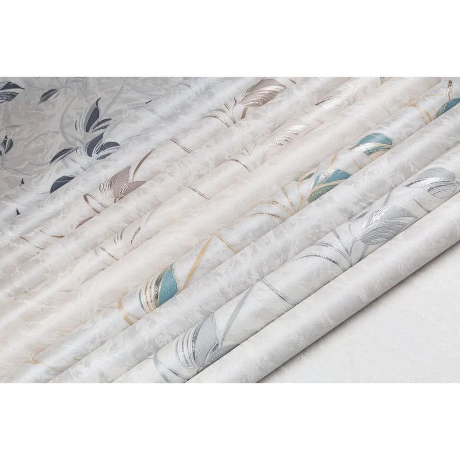 Обои флизелиновые Palitra Home Protect-Fleur серые HC31221-14a 1,06х10,05 м