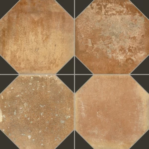 Керамогранит Peronda FS Nonna Black Decor LT матовый коричневый 3388941563 45,2х45,2 см