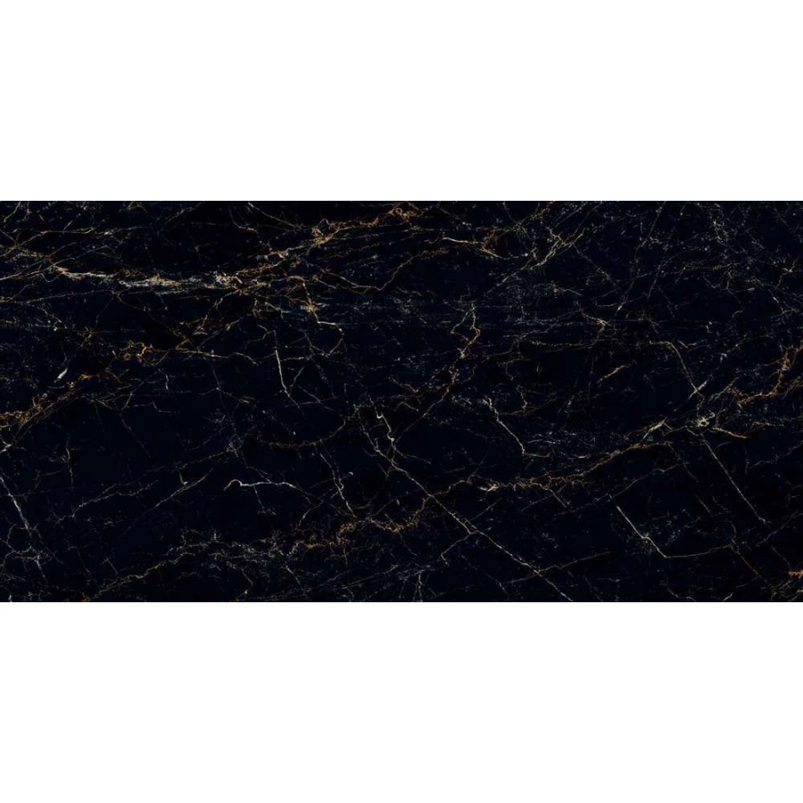 Керамогранит Laparet Nirvana Black черный Полированный 120х60 см