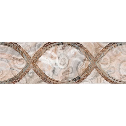 Вставка Нефрит-Керамика Лигурия коричневый 04-01-1-17-03-15-608-0 60х20