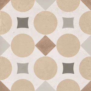 Керамогранит Harmony Peronda Patterns Sand Geometric матовый многоцветный 3386036511 22,3х22,3 см