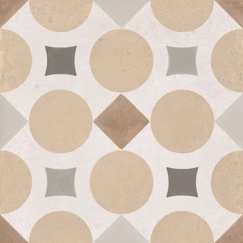 Керамогранит Harmony Peronda Patterns Sand Geometric матовый многоцветный 3386036511 22,3х22,3 см