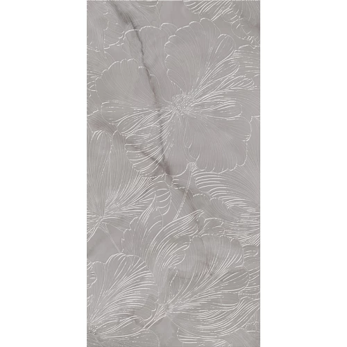 Плитка настенная Kerlife Onix Blanco-Gris Fiori 33 серая 63х31,5 см