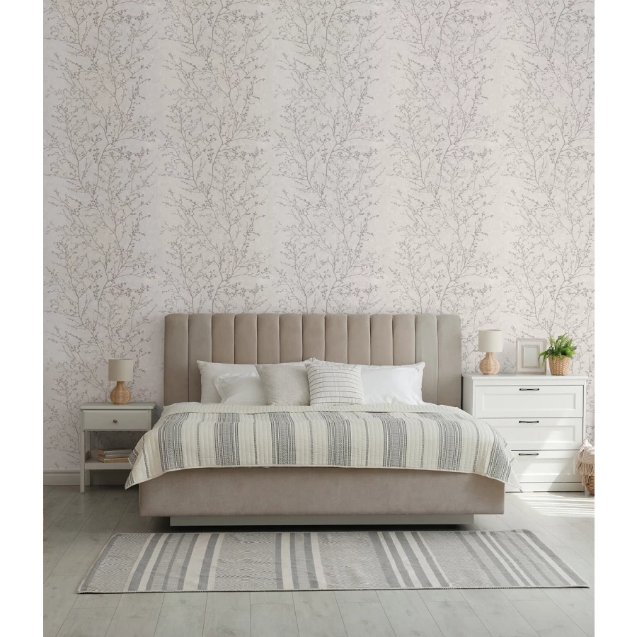 Обои бумажные Аспект Лира серые 10141-22 0,53х10,05 м