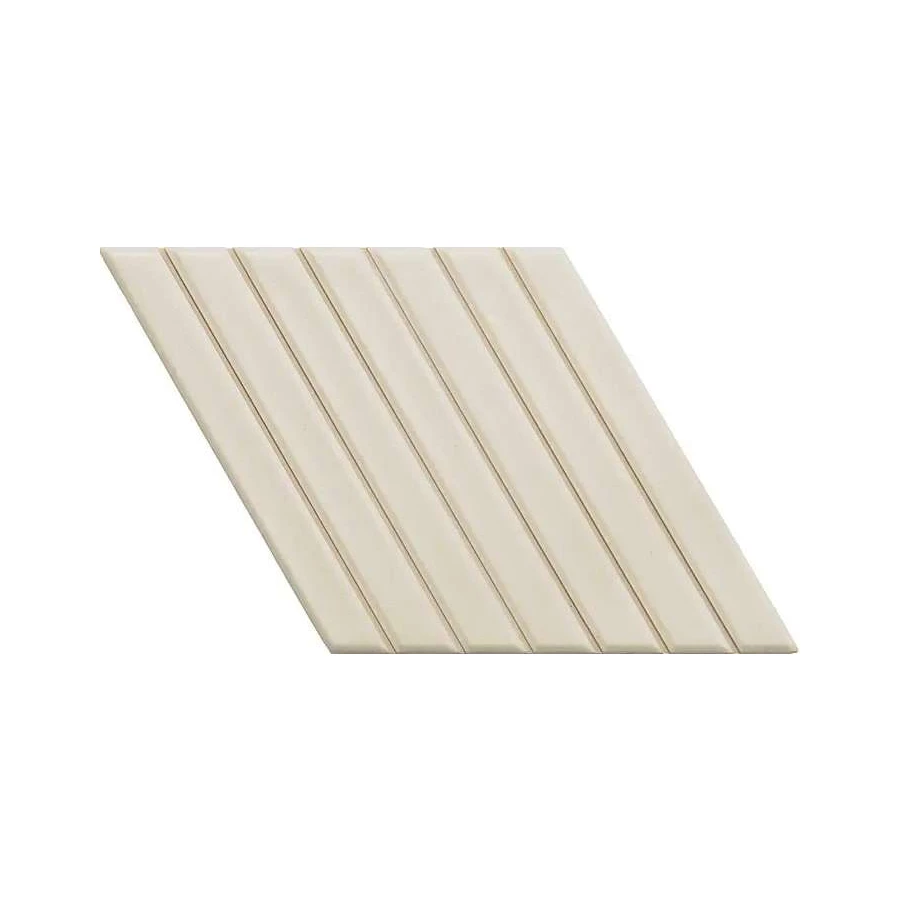 Плитка настенная WOW Spike Bars A Talc Matt матовая белая 135008 25,9х15 см