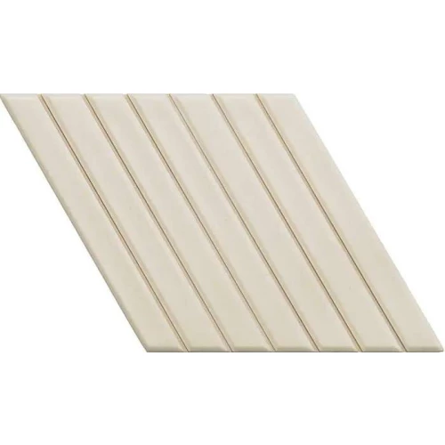 Плитка настенная WOW Spike Bars A Talc Matt матовая белая 135008 25,9х15 см