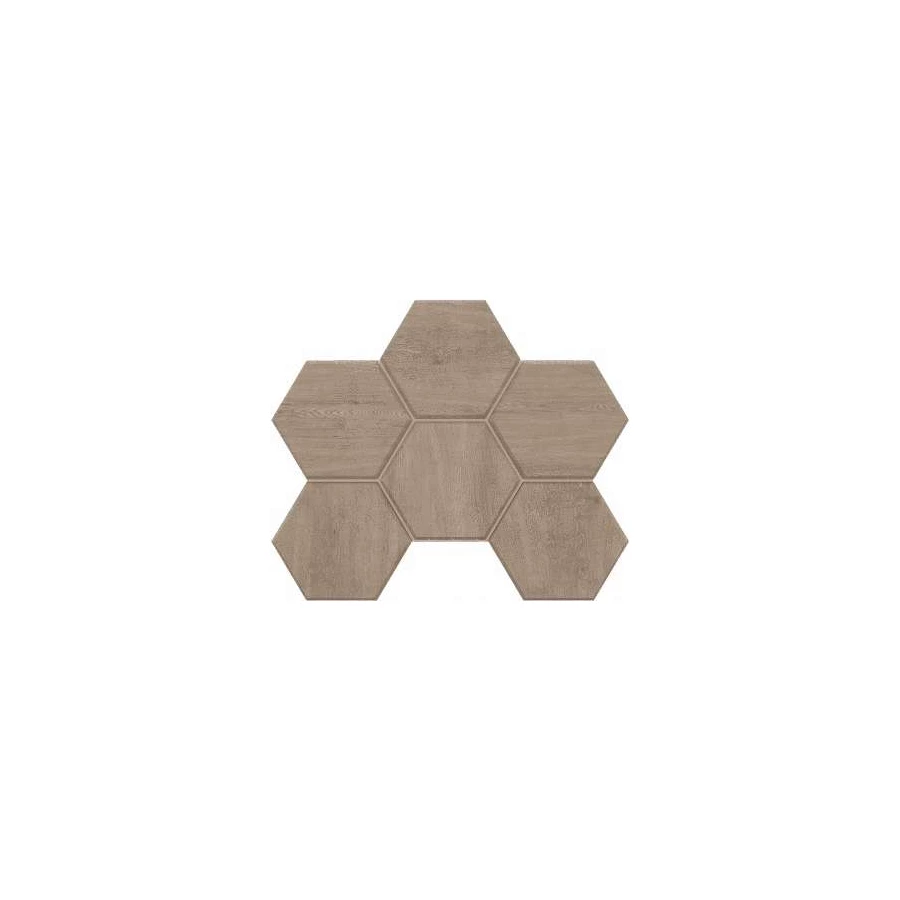 Мозаика Estima Classic Wood CW02 Hexagon неполированная 39895 28,5х25 см