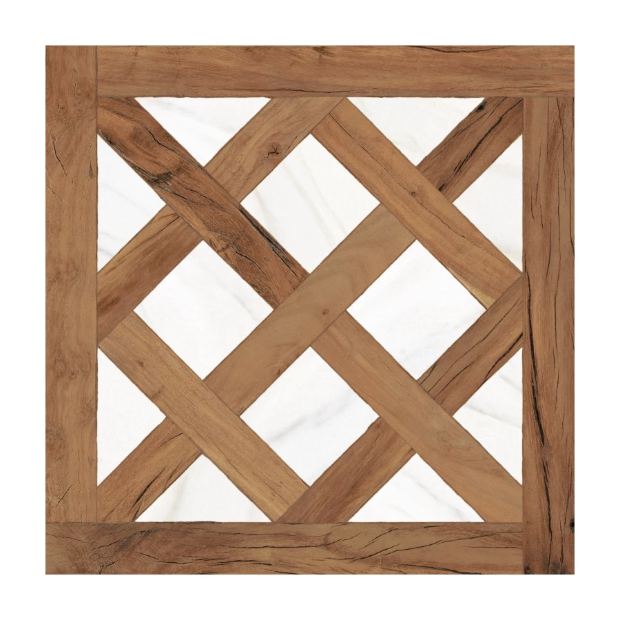 Плитка напольная Peronda FS Forest Mix матовая бело-коричневая 0100338321 45x45 см