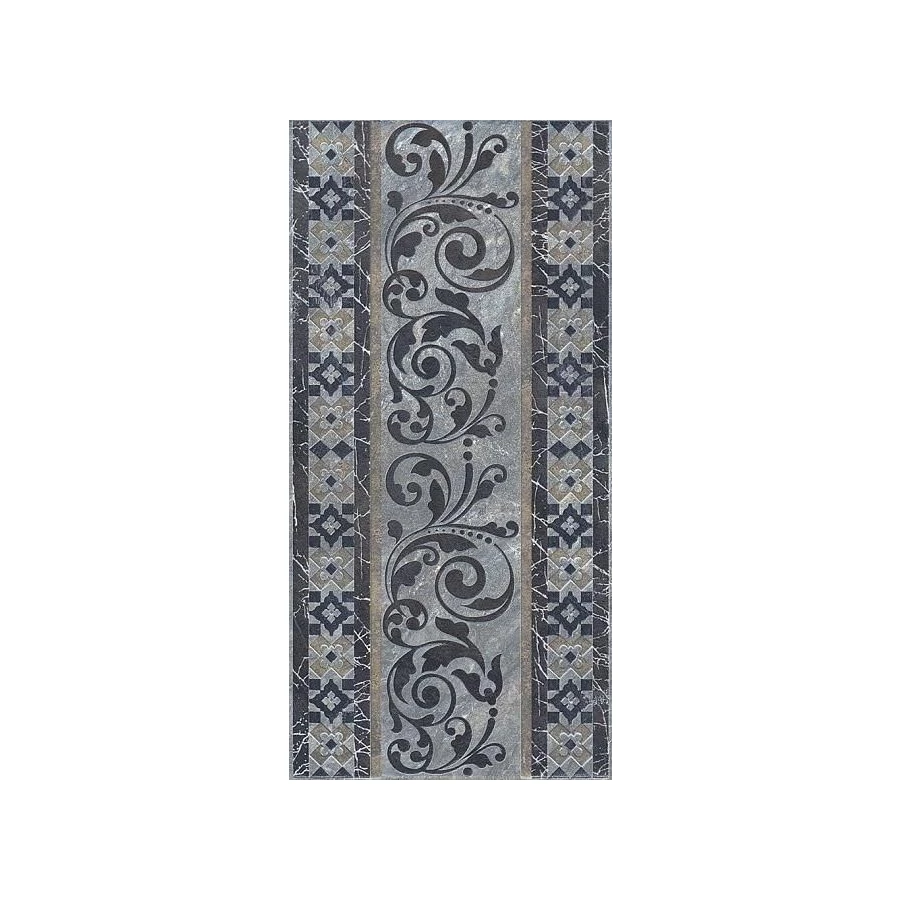 Бордюр Kerama Marazzi Бромли серый тёмный 19,6х40,2 см