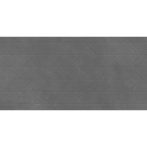 Керамогранит LCM Невел темно-серый зип / Nevel Graphite Zip матовый карвинг 60120NEV17M 120х60 см