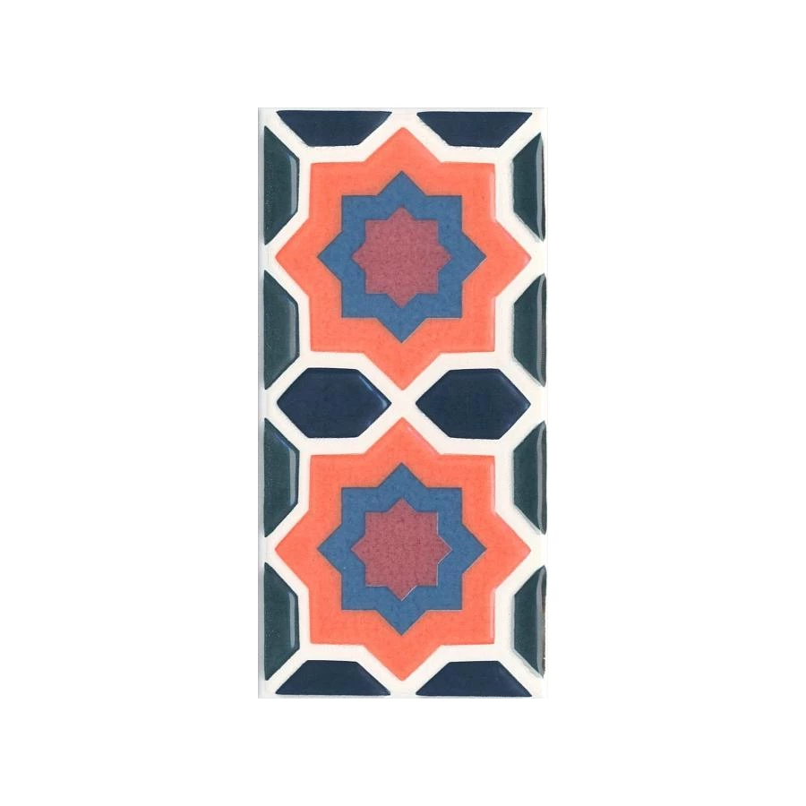 Декор Kerama Marazzi Алькасар многоцветный 7,4х15 см