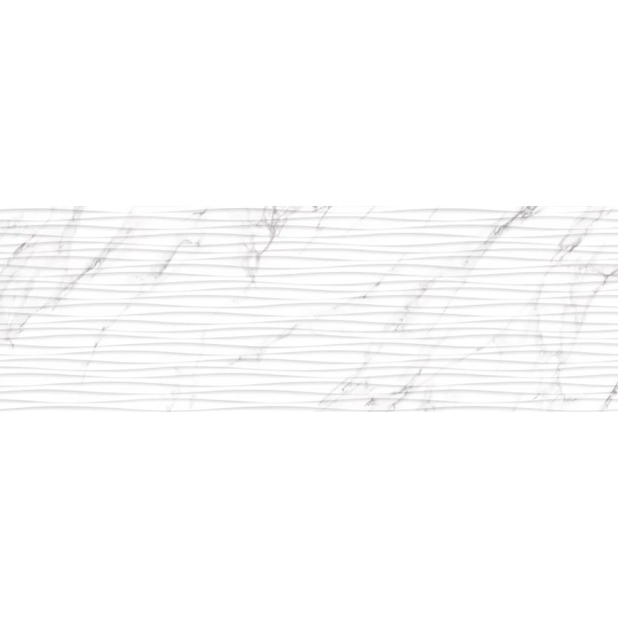 Плитка настенная Primavera Omnia White Decor 03 glossy DG03-03 90х30 см