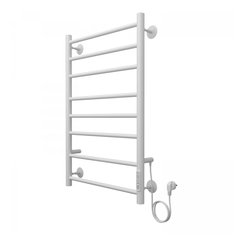 Полотенцесушитель электрический Azario Parma 8 секций тен справа белый AZ10858W 50x80 см