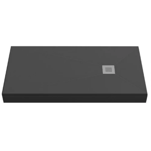 Душевой поддон Creto Ares черный 120x80 см