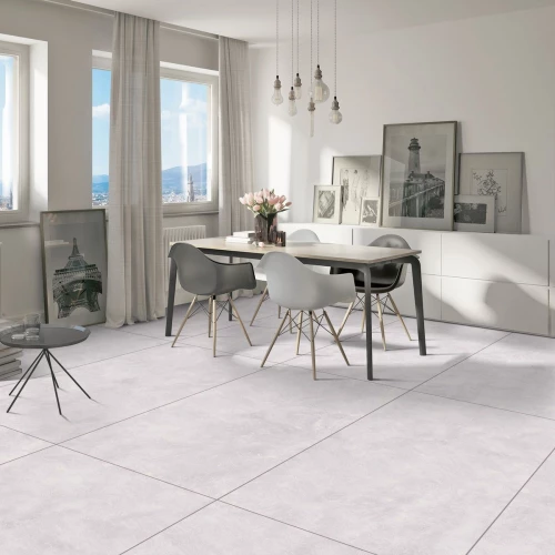 Керамогранит Neodom Loft Evoque Bianco Carving матовый белый N20428 120x60 см