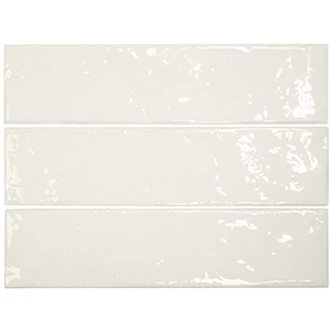 Керамогранит DNA Mediterraneo Sal глянцевый белый 28х7 см