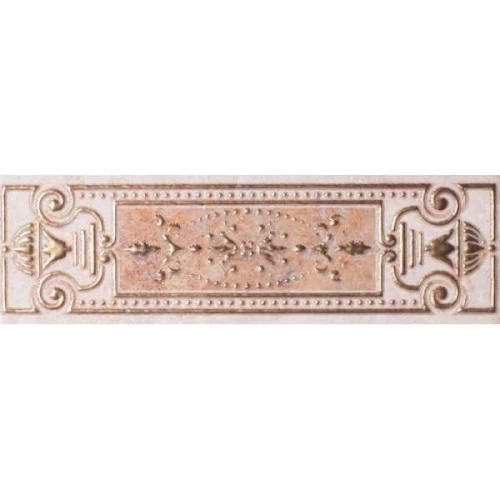 Бордюр Шахтинская плитка Palermo beige бежевый 01 010212001719 25х7,5 см
