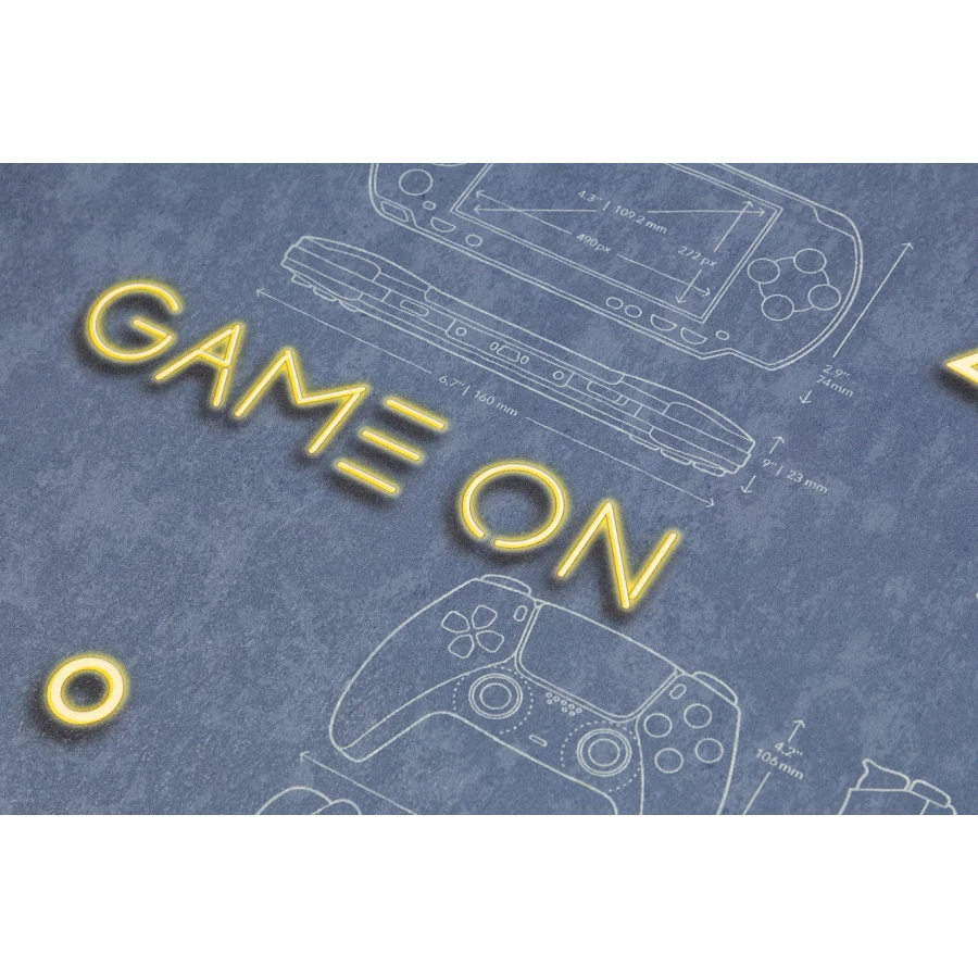 Обои флизелиновые Palitra Home Gamepad HomeColor синие HC72157-66 1,06х10,05 м