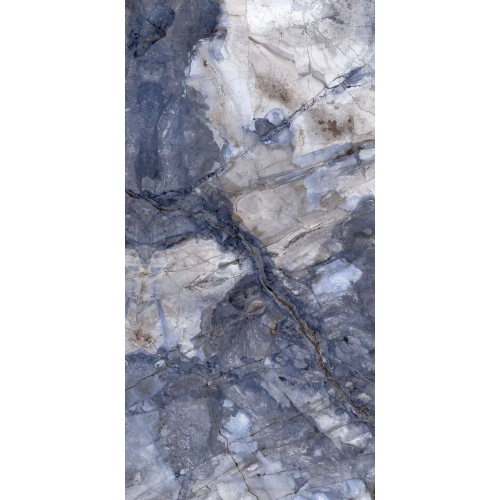 Керамогранит Arcadia Ceramica Bergamo Blue High Gloss синий HG2006-A 120х60 см