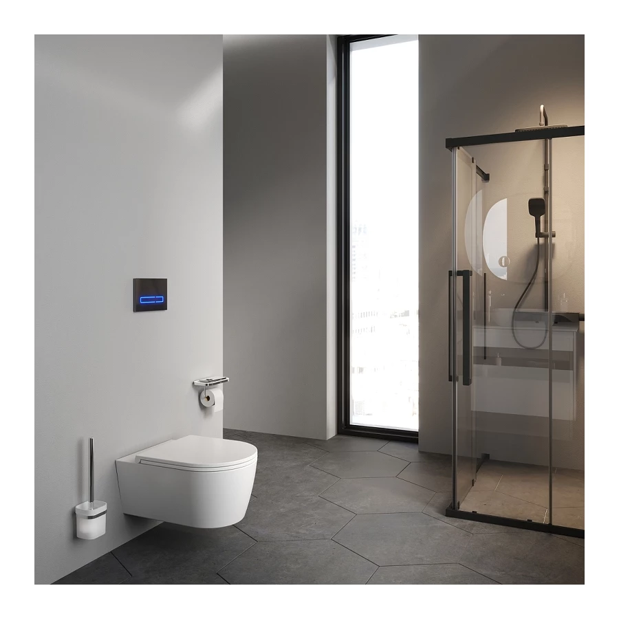 Унитаз подвесной Am Pm Func FlashClean с сиденьем микролифт C8F1701SC