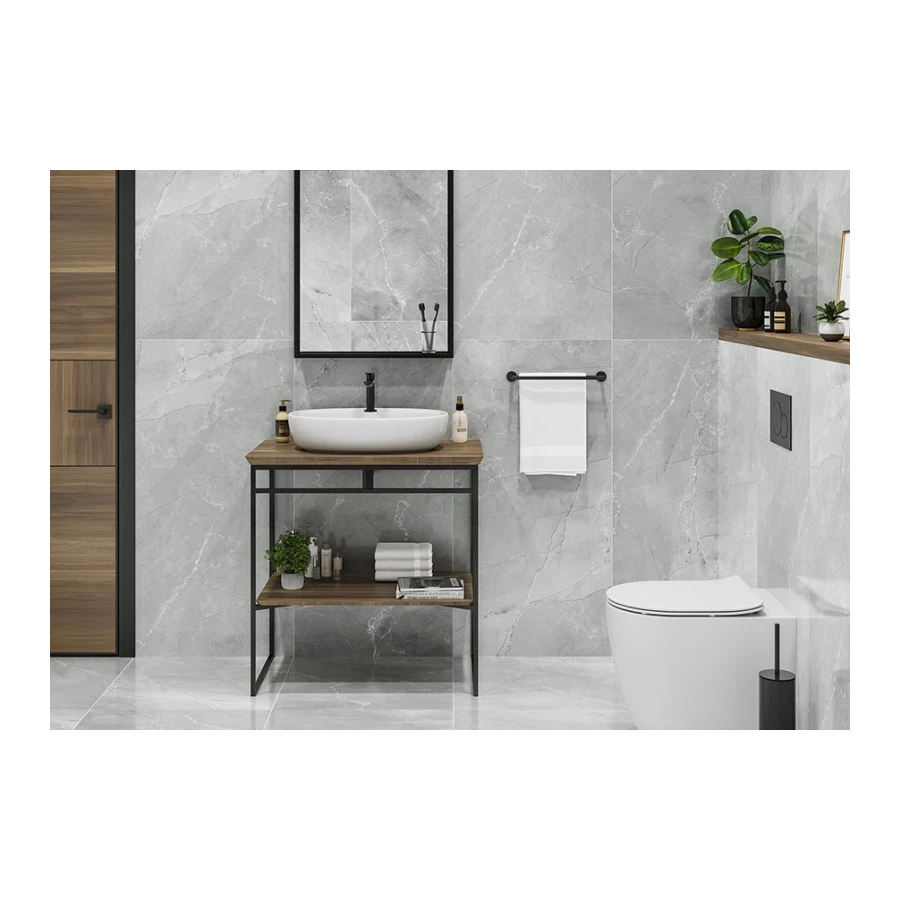 Керамогранит LCM Armani Marble Gray полированный 4 шт в уп 57,60 м в пал 6060AMB15P 60х60 см