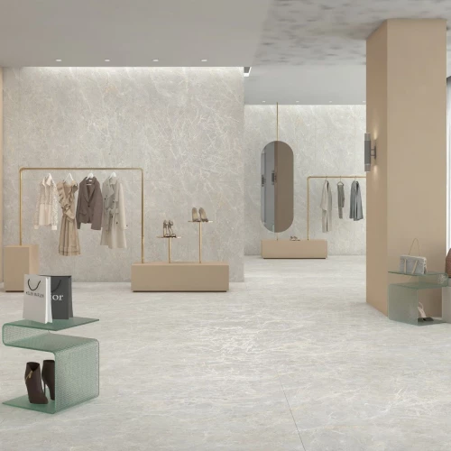 Керамогранит Neodom Marble Soya Silver Carving матовый серый N20584 160х80 см