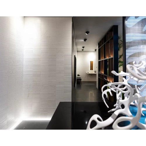 Плитка настенная Porcelanosa Нолита Нйс Фонтана Матт Мадисон / Nolita Nyc Fontana Matt Madison матовая белая 100330288 120х45 см