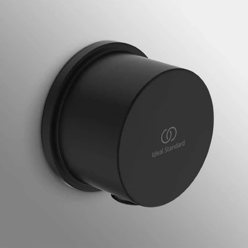 Подключение для душевой лейки Ideal Standard Idealrain 1/2" матовый черный BC808XG