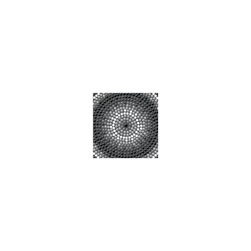 Декор напольный Cersanit Punto PU6G232 черный 11х11