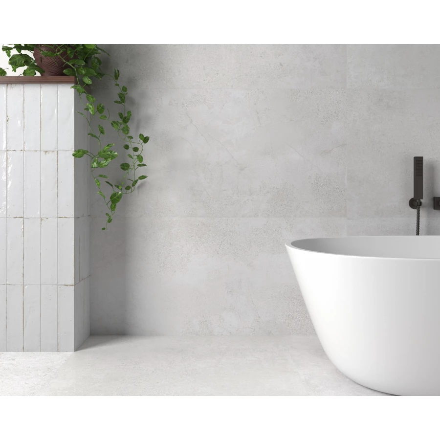 Керамогранит Dune Ceramica Agadir Niebla глянцевый белый 188546 28х7 см