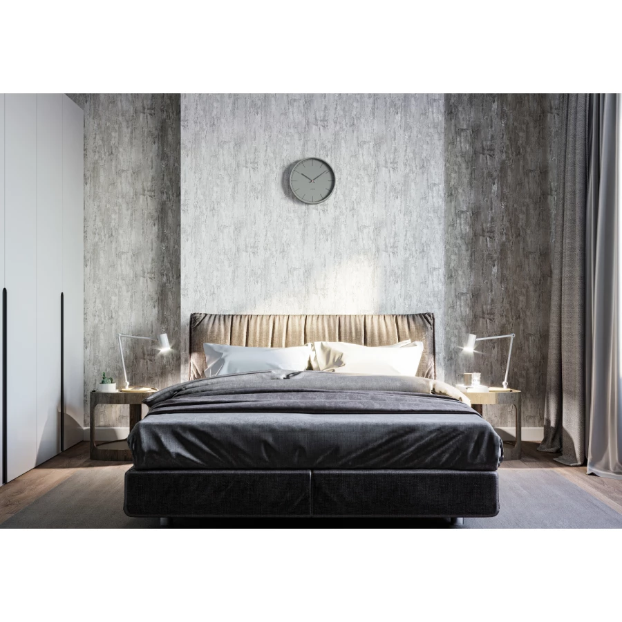 Обои флизелиновые Palitra Home Pine HomeColor серые HC71383-44 1,06х10,05 м