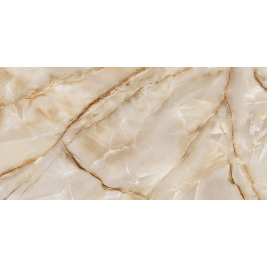 Керамогранит LCM Onyx Royal Latte полированный 60120ORO11P 120х60 см