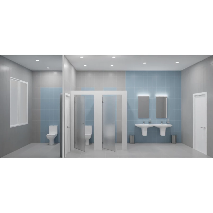 Плитка настенная Azori Палитра матовая серая 50,5х20,1 см