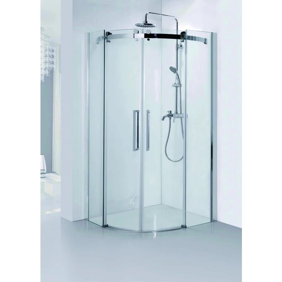 Душевое ограждение Azario Ottawa без поддона прозрачное стекло 8 мм цвет профиля серебро AZ-NKE2142 900 90х90х200 см