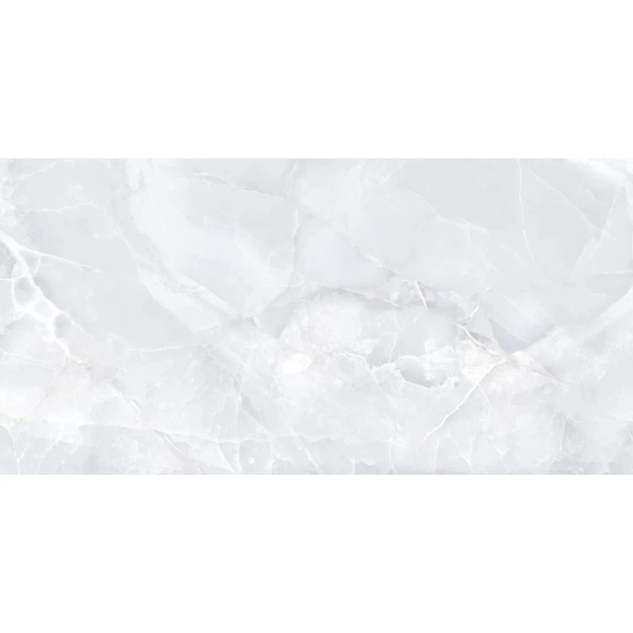 Керамогранит Planet Ceramics Lasa Onyx глянцевый серый 120х60 см