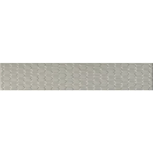 Бордюр Kerama Marazzi Левада глянцевый серый светлый 7,1х40 см