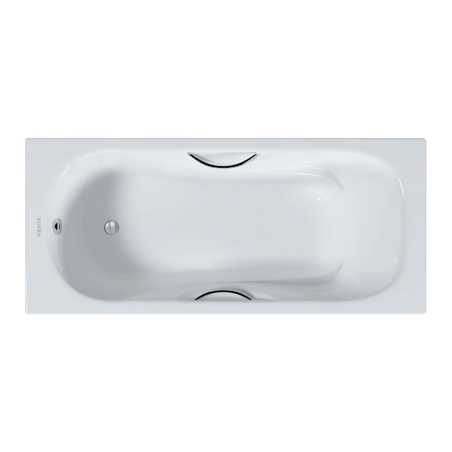 Ванна чугунная эмалированная Aquatek Гамма в комплекте с 4-мя ножками AQ8070F-00 170х75 см