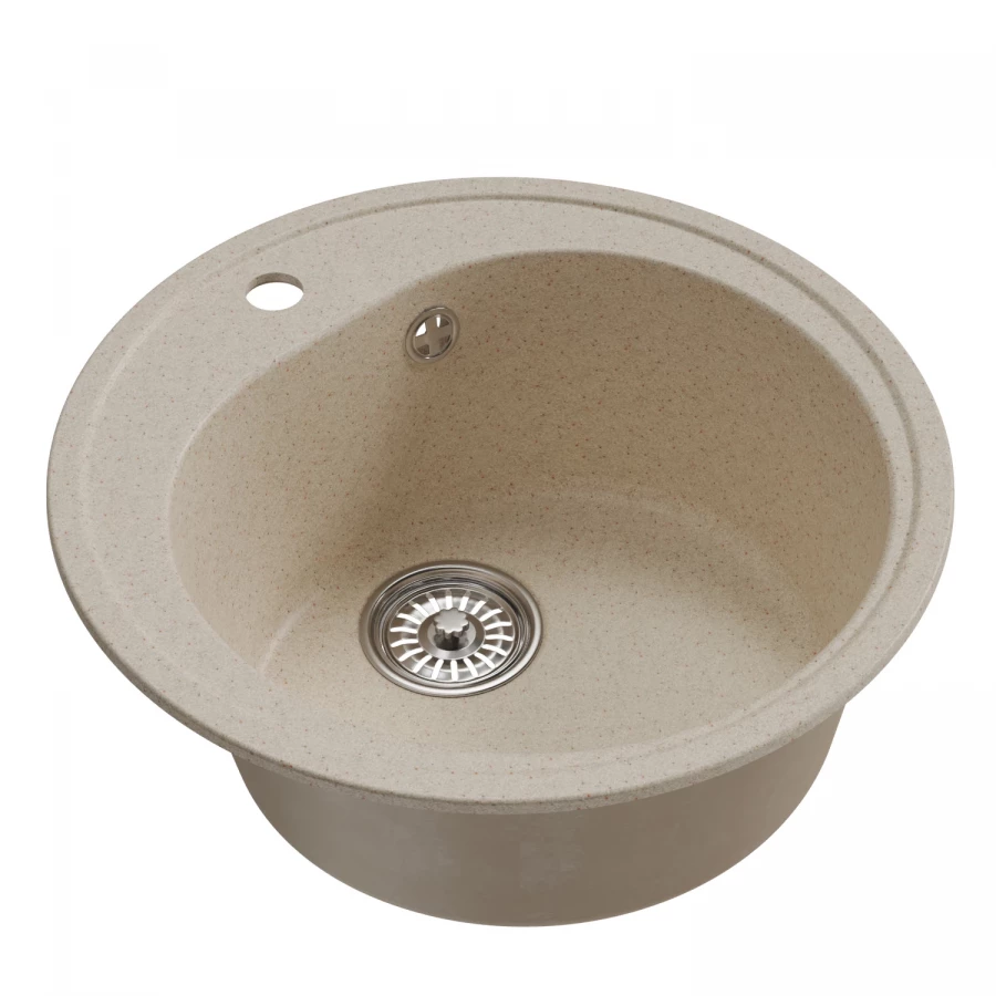 Мойкa MixLine круглая бежевая ML-GM11 551824 d50 cм